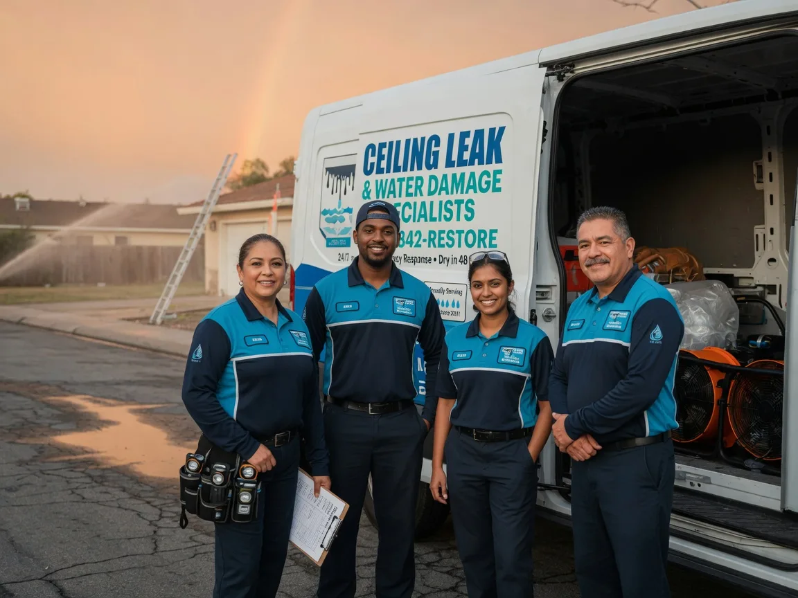 Ceiling Leak Cleanup company in Mcgraws, WV